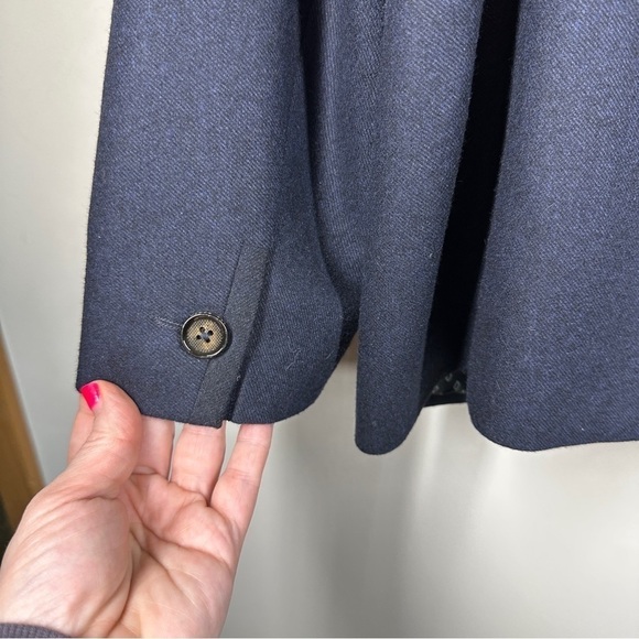 NWOT Ted Baker London Matza Wool Blend Sport Coat Navy 6 US XXL - Picture 10 of 13